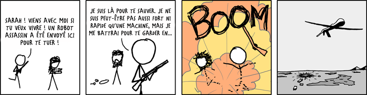 Nous vivons dans un monde où il y a vraiment des flottilles de robots assassins qui patrouillent dans le ciel. A un moment, nous avons quitté le présent et nous sommes entrés dans le futur.