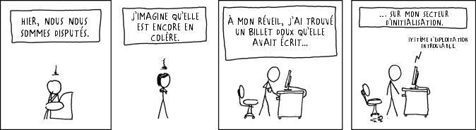 Et elle a ajouté des niaiseries dans tous mes fichiers .conf. Ça va me prendre des plombes pour faire fonctionner  mon serveur X de nouveau.