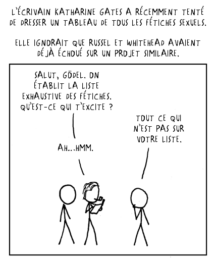 Ils ont fini par résoudre cette référence personnelle, mais les « tout-ce-qu’il-y-a-dans-le-livre-des-fétiches-multiplié-par-deux » de Cantor ont finalement plombé l’idée.